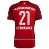 Camiseta de fútbol FC Bayern de Múnich Lucas Hernandez 21 Primera Equipación 2021/22 - Hombre